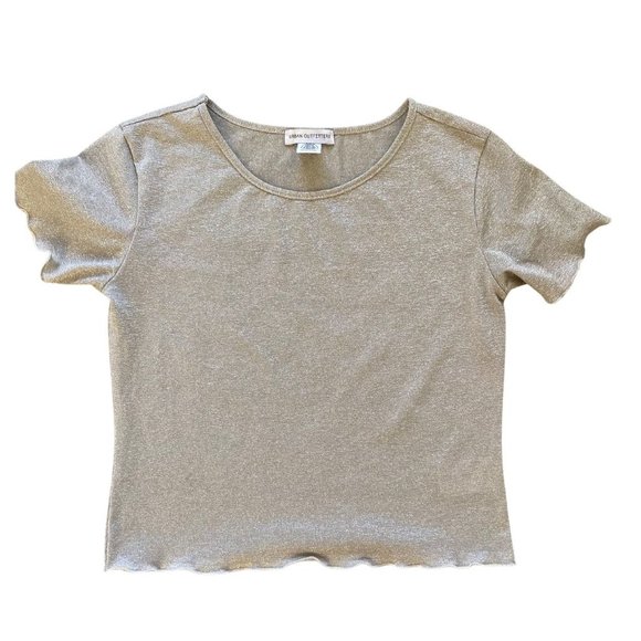 Urban Outfitters Tops - URBAN OUTFITTERS Gold Shimmer Top SIZE M